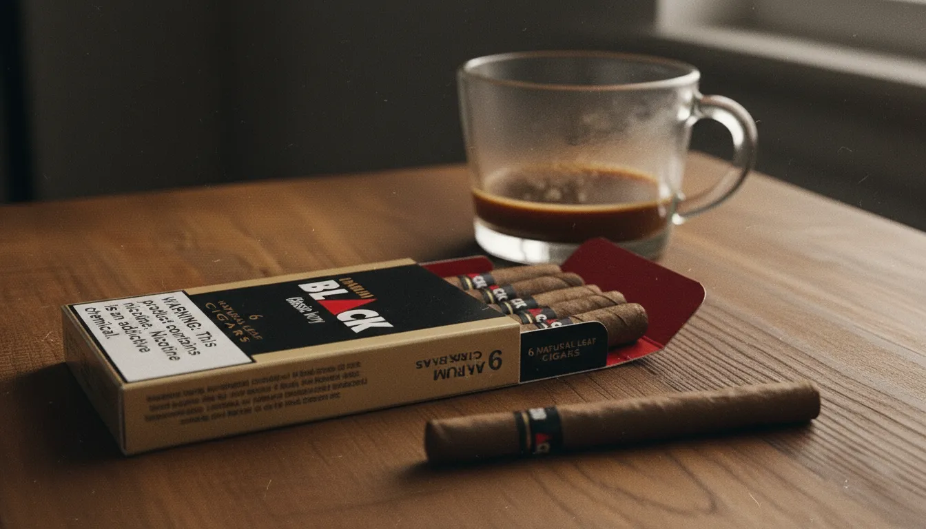 Djarum Black cigarillo.